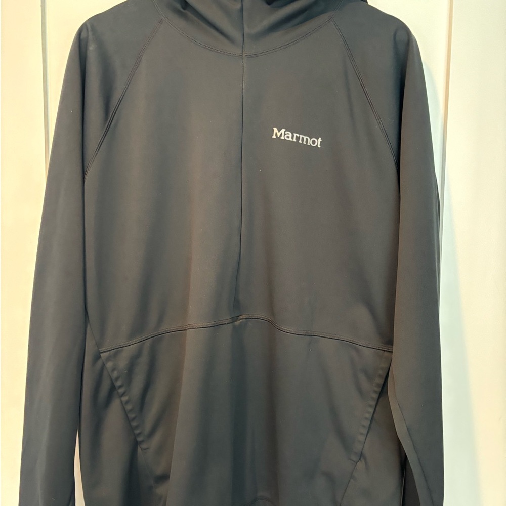 Large Marmot Pullover Jacket - Rain Resistant Hoo… - image 1